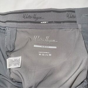 ⛳️Walter Hagen Performance Golf Pants Men’s 32x30 Slim Fit Gray Stretch